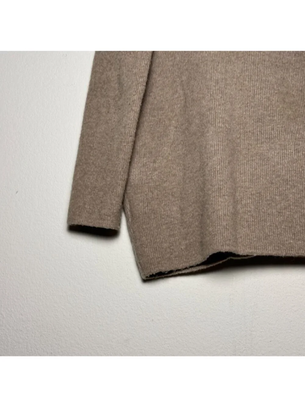 J.Crew Merino Coat Cardigan Women XS Outerwear Brown Warm Cocoon Knit Wool Blend - Picture 10 of 10